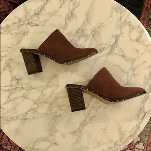Rebecca Minkoff Galyn Brown Mules Size 7.5